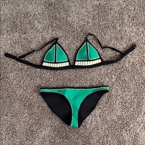 Green Triangle Bikini